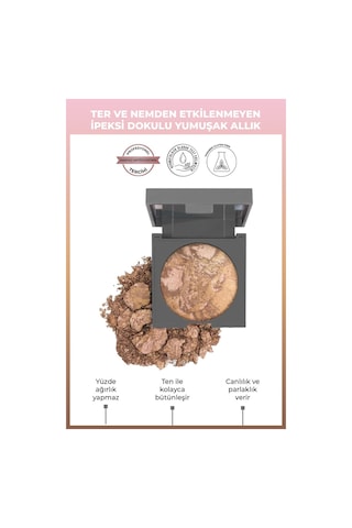Alix Avien Allık - Baked Blush 104 Dazzling Chocolate