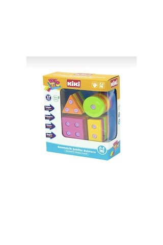 Eğitici Geometrik Şekiller Bulmaca + Eğitici Bultak Küp + Eğitici Halkalar Zeka Geliştirici Set