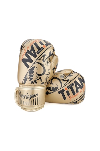 Titan Sport Gold Serisi İşlemeli Boks Eldiveni 12 Oz Çok Renkli