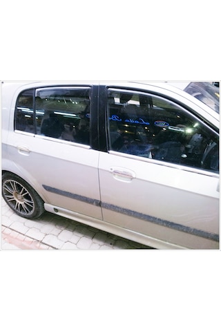 Hyundai Getz Krom Cam Çıtası 6 Prç. 2002 Üzeri P. Çelik