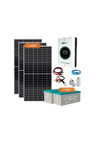 Yapı Solar 4 Kw Hazır Solar Enerji Paketi Exe-200-4