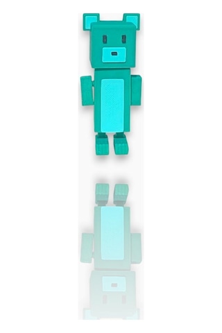 Super Adventure Bears - Ayı , Baaren Ve Şika Kaliteli Loy3d 9 Cm Yeşil