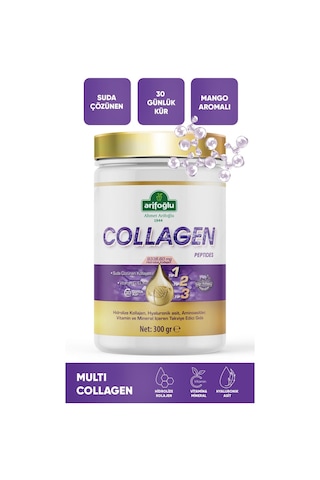 Arifoğlu Collagen Peptides Kolajen Takviye Edici Gıda 300 G