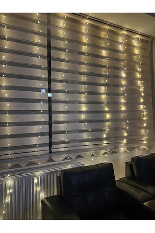 Perde Led 3mx3m Kumandalı 8 Fonksıyonlu 300 Ledli 10 Sarkıtlı Usb Girişli. Çok Renkli