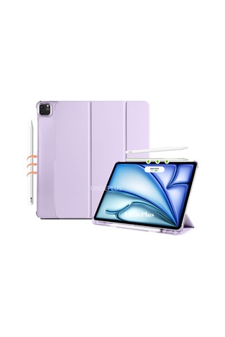 Apple Uyumlu iPad, Pro 11 3./4. Nesil M2 Kılıf Flip Cover Kalem Bölmeli Pc Case 2020-2022