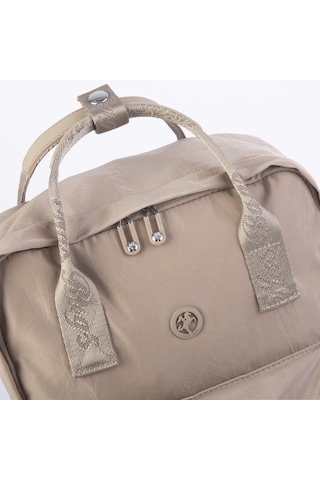 Nas Bag Unisex Sırt Ve El Çantası Büyük Boy Su Geçirmez Sırt Çantası 29x40 Cm Vizon
