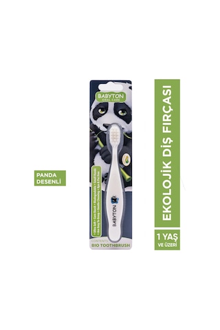 Babyton Panda Papağan Zebra Bio Diş Fırçası 3'lü Set