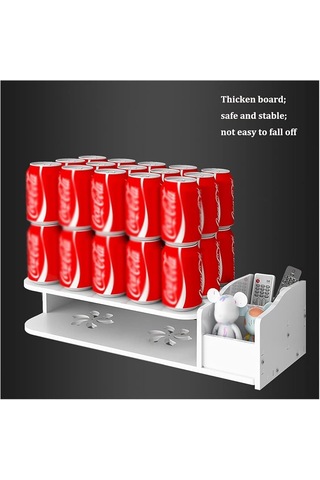 Yönlendirici Raf Duvarı Montajı Wifi Yönlendirici Saklama Kutusu, 2 Teriyer Duvara Monte W/kutu, Yüzen Raf