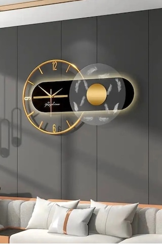 MetaQuartz Aksesuar Renessa Exclusive Quartz Mekanizmalı Özel Seri Dekoratif Meta Gold - Lacivert