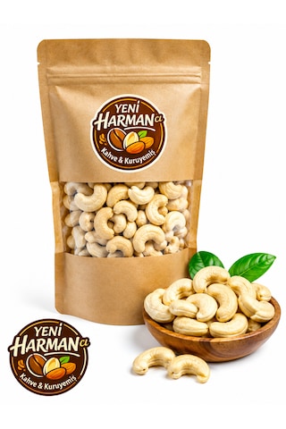 Yeni Harmancı Kaju Fıstığı Çiğ 500 G