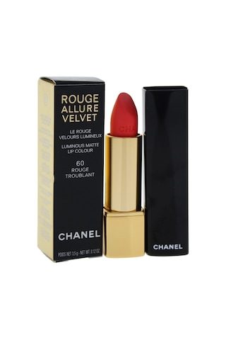 Chanel Rouge Allure Velvet Luminous Mat Ruj 60 Rouge Troublant