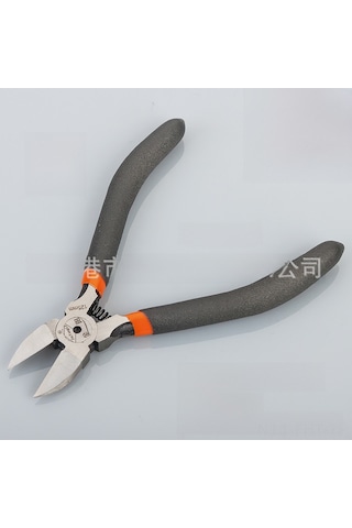 Hangfox Endüstriyel Çift Kenarli Krom Vanadyum Çelik斜口 Pliers - Japon Stili 6 İnç İnce Profilli Plastik Kaplama El Aracı