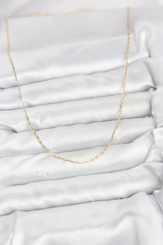 Cm 14k Gold Renk Kesme Model 60 Cm Kadın Kolye - Lisinya Altın