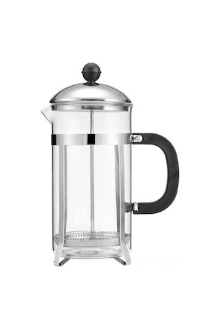 Honmex Stainless Steel Ve Cam Filtreli Kahve Makinesi, 2 Bardak Kapasite, Taşınabilir, Kahve Ve Çay İçin, Siyah, Isı Dayanıklı, Kolay Temizlenir