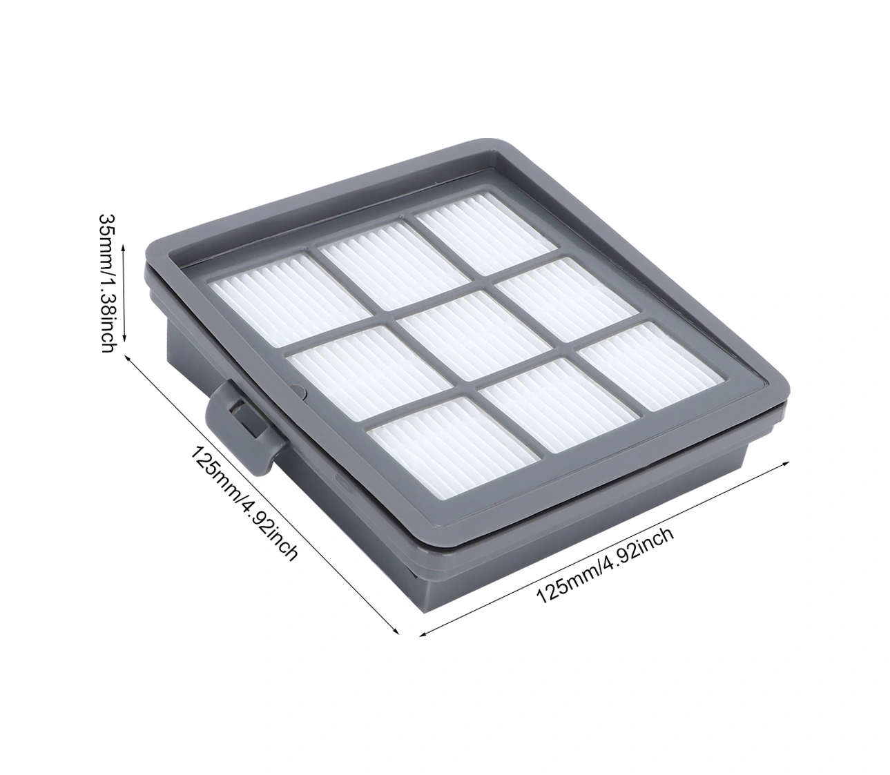 Hangfox Electrolux Vc-t3515e, T55, T53, T51, Vc-t3311e Süpürge İçin Hepa Filtre Ve Filtre Pamukları - Yüksek Kaliteli Abs Malzeme, Kolay Kurulum