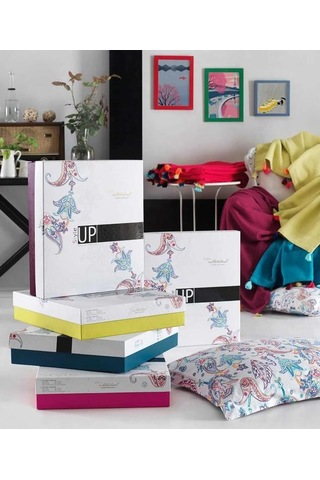 İyi Geceler İstanbul Up Style Tek Kişilik Mürdüm Pike Takımı Mürdüm