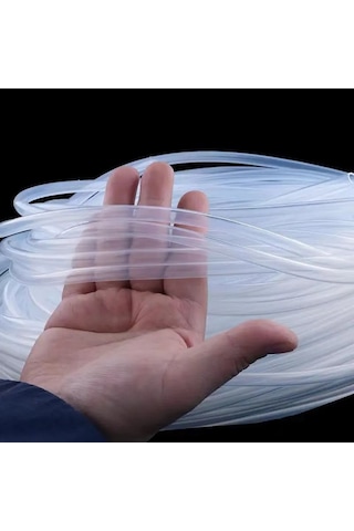 Dyzer Gıda Sınıfı Silikon Hortum 4x6 5 Metre İç Çap: 4 Mm Dış Çap: 6 Mm