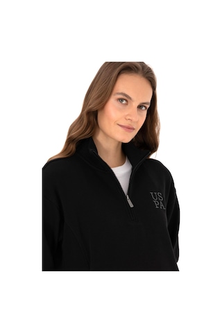 U.S. Polo Assn. Kadın Sweatshirt Siyah