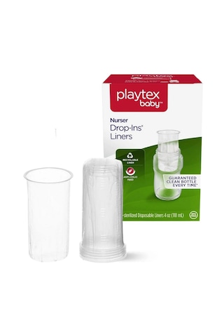 Playtex Liners Anti-kolik Tek Kullanımlık Torbalar, 50 Adet,118ml