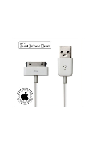 Mirax Sde-4100 Apple iPhone Uyumlu 4/ 4S Şarj Ve Data Transfer Kablosu