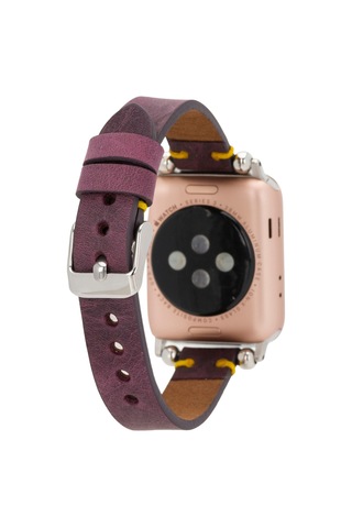 Bloomband Signature Mulberry Bloom Leather Apple Uyumlu Watch Band - 44/45/46/49mm