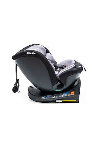 Kraftspin Signal Plus I-size 360 Derece Dönebilen İsofix Bağlantılı Oto Koltuğu 0-36 Kg Grey