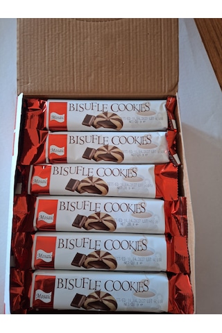 Bısufle Cookıes Mosaic Mozaik Bisküvi 4 Adet 28 Gr 24 Adet