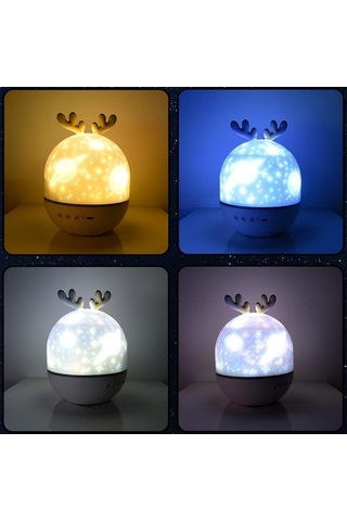 Dancemonkey Projektör Gece Işığı, Müzikli Ve Işıklı, Uzaktan Kumandalı 09 2 2