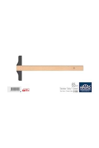 Hatas 01000 T Cetveli Tahta 65 CM Ahşap
