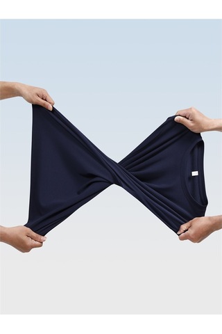 New Performance Premium Basic T-shirt 75.9% Pamuk 24.1% Polyester Lacivert