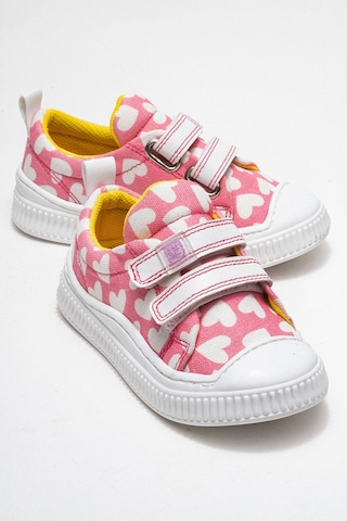 Mnpc Kız Çocuk Pembe Kalpli Sneaker Ayakkabı 25y2a10074863 Pembe Kalpli