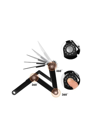 TriLine Çift Fanlı 7" - 19" Katlanabilir Mouse Padli Notebook Masası Siyah