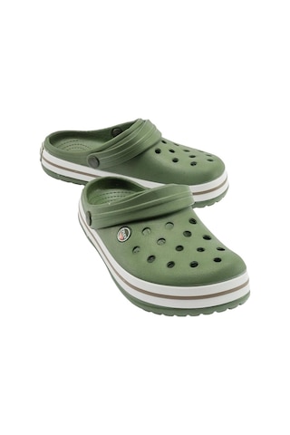 Unisex Confort Medikal Hemşire Sabo Terlik Haki Haki