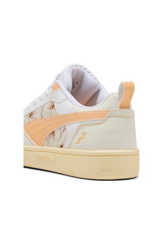 Puma Rebound V6 Unisex Low Flowers Spor Ayakkabı 400714 02 Açık Beyaz