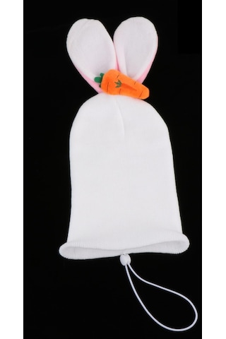 Suntek Kar Kayak Kaskı Kapağı Dekor Yıkanabilir Beyaz Beyaz