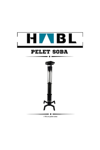 - 110 Cm Pelet Sobası Kamp Ve Bahçe İçin & Pelet Ve Pürmüz  Hediyeli