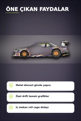 Metal Diecast 1/64 Olcek Nissan Silvia S13-r Drift Arabasi - Kaido House Koleksiyon Modeli Bx-313398