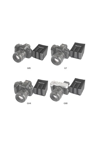 Smallrig 1972 Lcd Ekran Güneşlik Panasonic Lumix Gh5 / Gh4 / G85 / G7 / Gx8 İçin Siyah