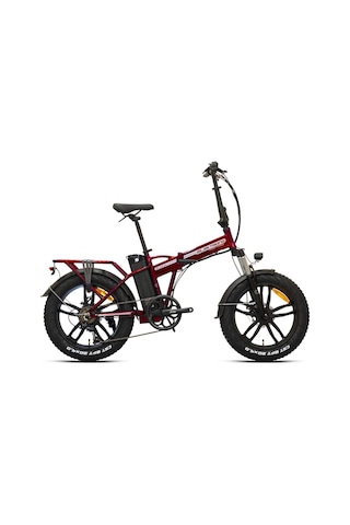 Elektrone Zuma Hidrolik Disk Fren Katlanır E- Bike Kırmızı Siyah Elektrone Zuma Hidrolik Disk Fren Katlanır E- Bike Kırmızı Siyah