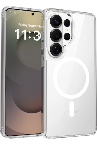 Buff Galaxy Uyumlu S26 Ultra - Magsafe Kılıf + Ekran Koruyucu + Lens Koruyucu Şeffaf