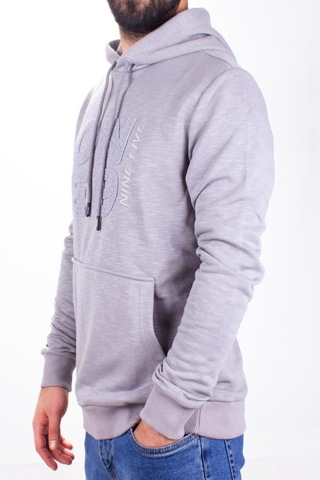 Twister 1931 Gri Kapüşonlu Erkek Sweatshirt Gri