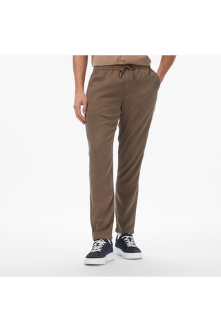 Nautica Erkek Kahverengi Jogger Fit Pantolon Düz P57212t Kahverengi