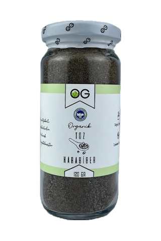 OG natural Organik Toz Karabiber 120 Gr Diğer