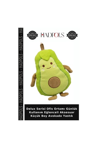 Delux Serisi Ofis Ortamı Günlük Kullanım Eğlenceli Aksesuar Küçük Boy Avokado Yastık Çok Renkli