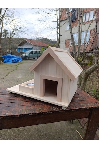Doğal Ahşap Kedi Kulübesi Minik Dostunuza Sıcak Ve Güvenli Bir Yuva