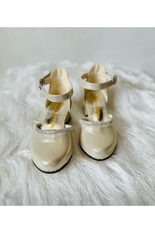 Gala Taş Detaylı Çocuk Topuklu Ayk. Gold