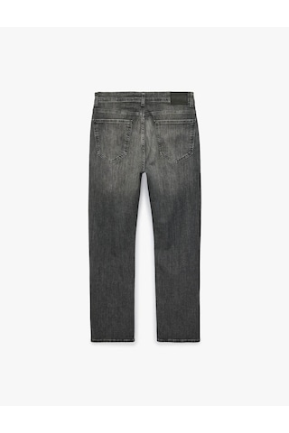 Koton Pamuklu Normal Bel Straight Fit Mark Siyah Erkek Jean Pantolon 7wam40033nd