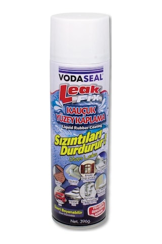 Vodaseal Leakfix Kauçuk Kaplama Sızdırmazlık Spreyi 500 Ml. - Beyaz