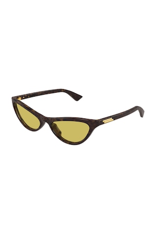 Bottega Veneta 1414s 002 56-17 Güneş Gözlüğü Kahverengi