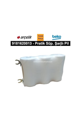 Arçelik Uyumlu K 6118 Y Pratik Süpürge Batarya Şarjlı Pil 9181620013 - 451137507